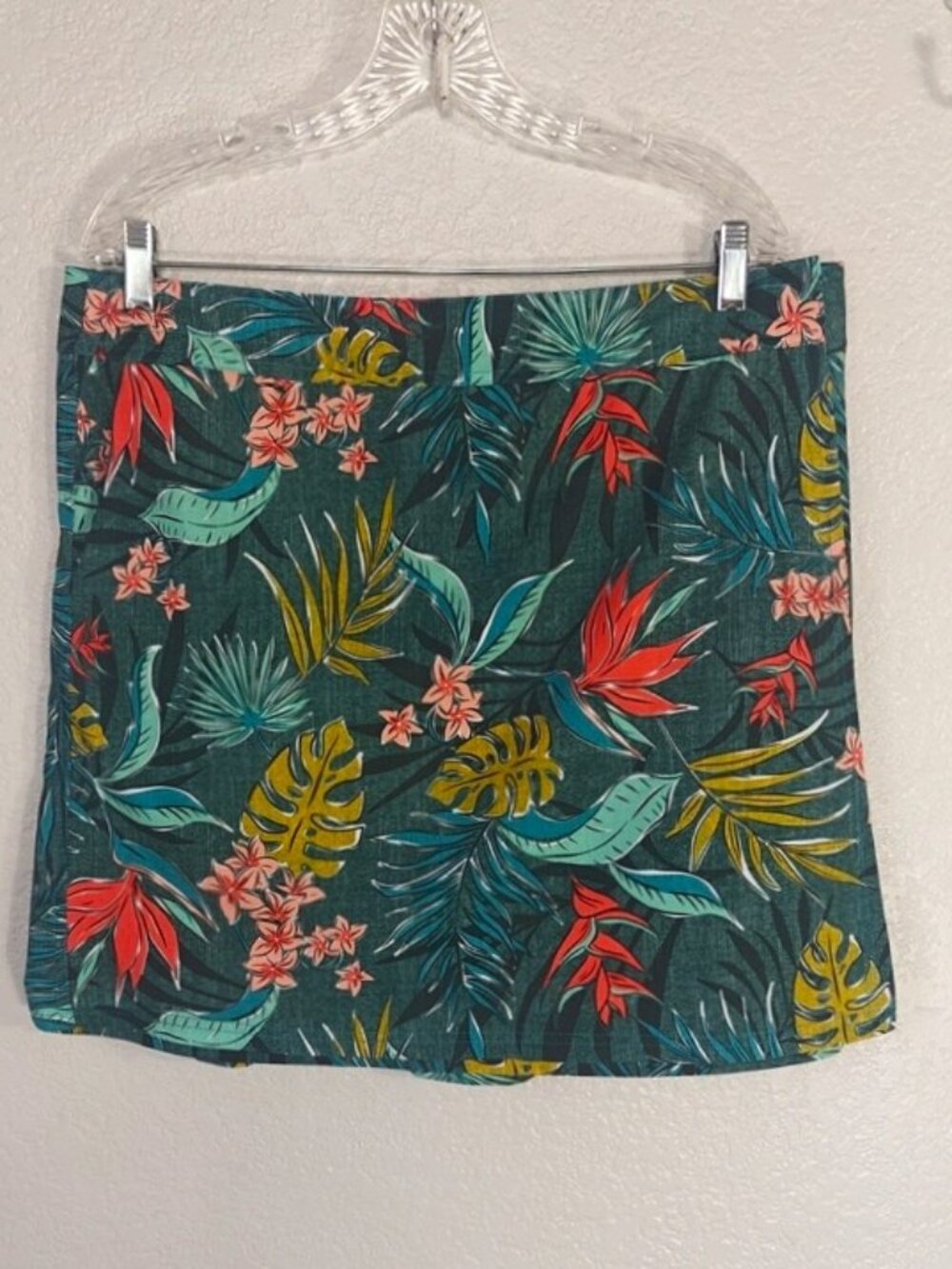 Rip Skirt Hawaii XL Wrap Skirt Vintage Bali Jungle Quick-Dry Knee-Length Pockets - Picture 3 of 6